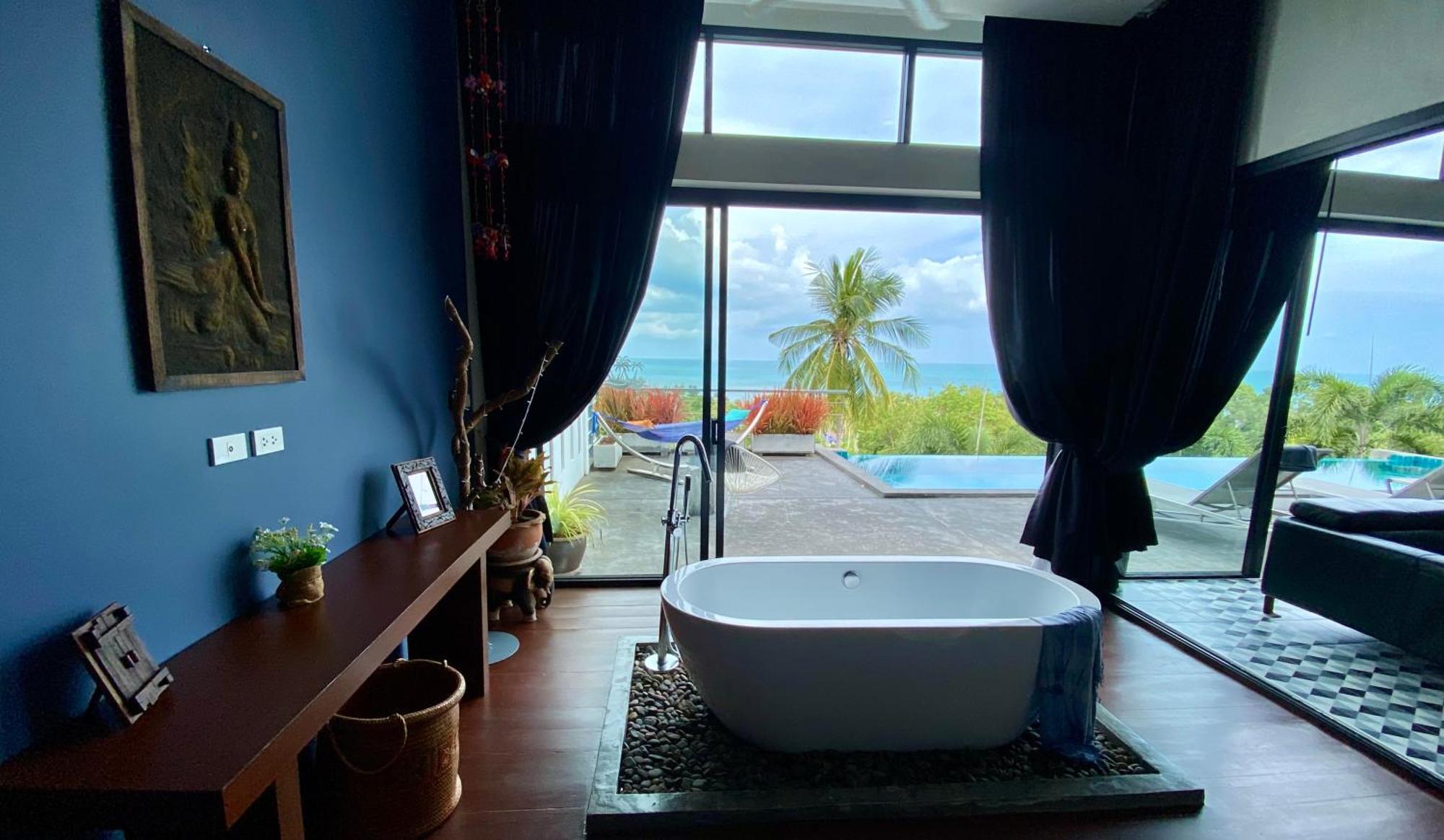 Ko Samui Seaview Pool Villa Philippa With Car Laem Set Beach Luaran gambar