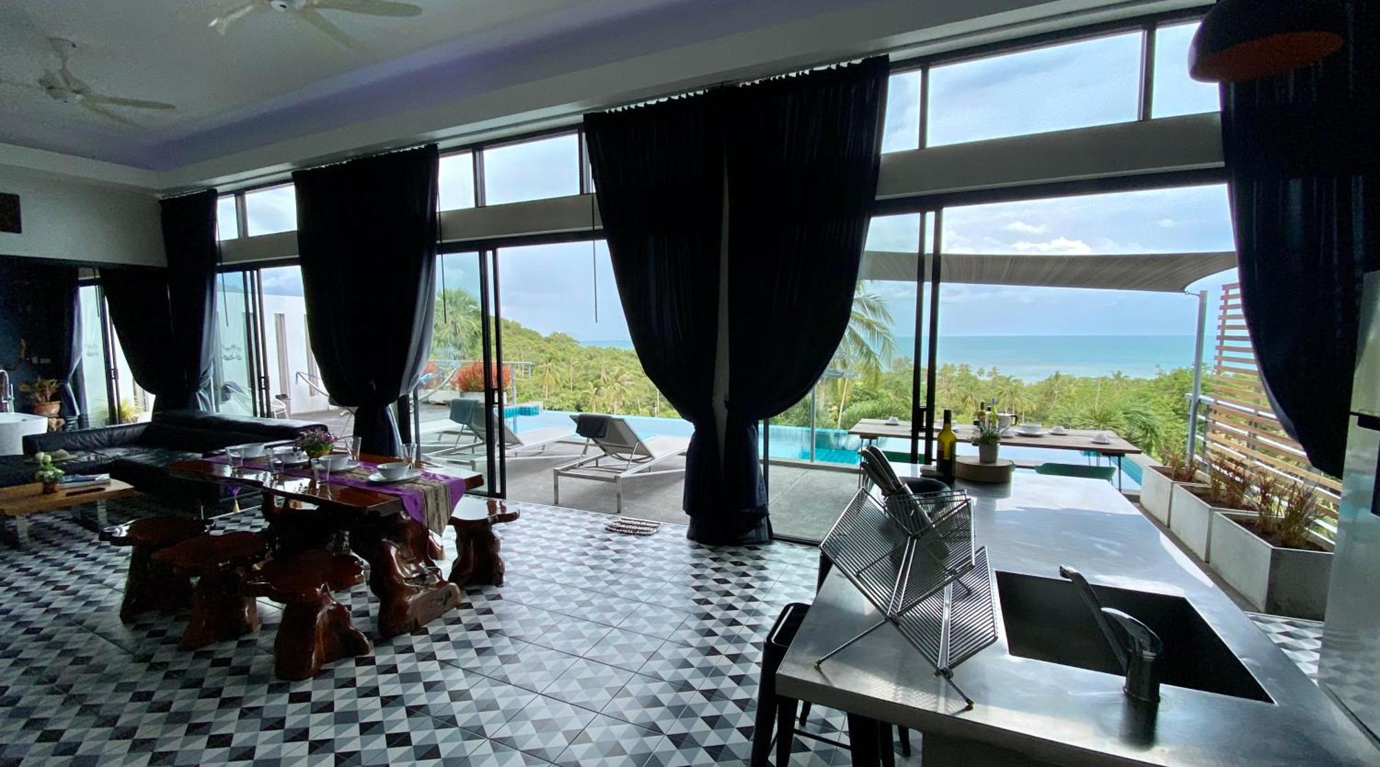 Ko Samui Seaview Pool Villa Philippa With Car Laem Set Beach Luaran gambar